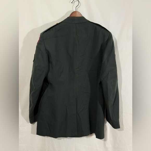 Vintage U.S. Army Class A Dress Green Wool Coat – 42L (FSN 8405-286-5173 Vietnam - Picture 3 of 9